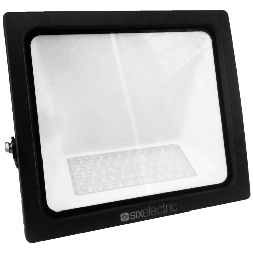 Proyector de LED asimetrico 50w luz calida de aluminio para exterior 4250lm